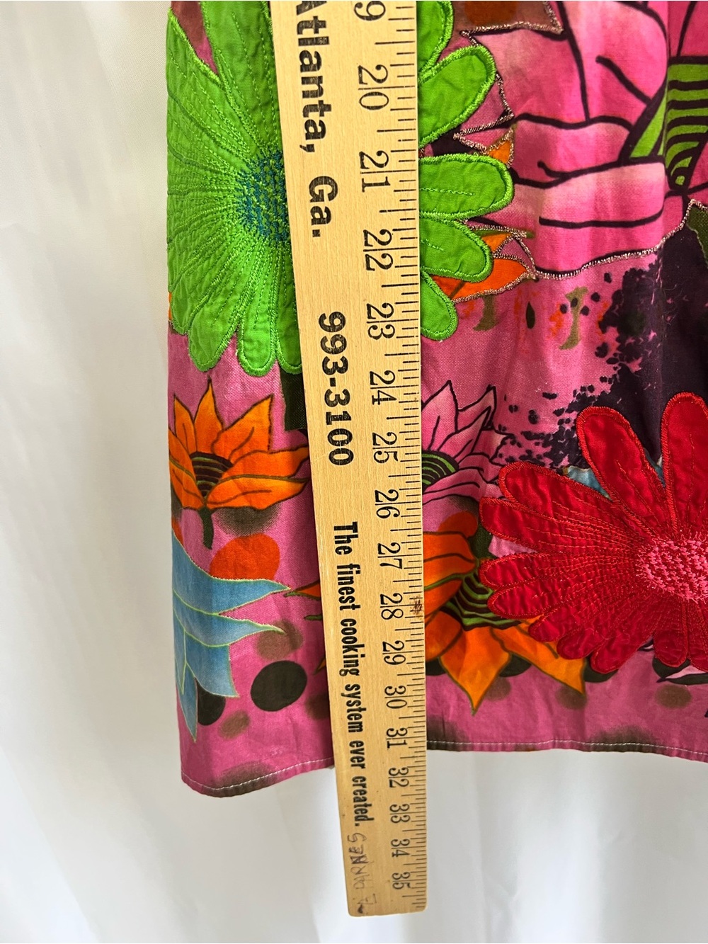 Desigual Y2K Floral Abstract Midi Dress Size 44 Strappy Boho Embroidered US L - Picture 11 of 12